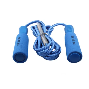 Crossfit Fitness Equipment Adjustable Sponge Handle Rope Jumping Bodybuilding Exercise Bearing Rope Skipping 383A
Crossfit Fitness Equipment Adjustable Sponge Handle Rope Jumping Bodybuilding Exercise Bearing Rope Skipping 383A