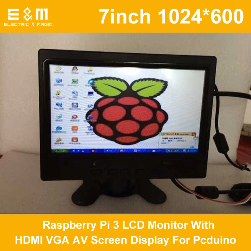 Full New 7 inch 1024x600 Raspberry Pi 3 LCD Monitor With HDMI VGA AV Screen Display For Pcduino Banana Pi Car
Full New 7 inch 1024x600 Raspberry Pi 3 LCD Monitor With HDMI VGA AV Screen Display For Pcduino Banana Pi Car