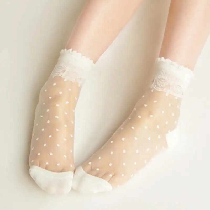 1 Pair New 2016 Women Girl Fashion Charming Ultrathin Transparent Beautiful Crystal Lace Sexy Elastic Short Socks
1 Pair New 2016 Women Girl Fashion Charming Ultrathin Transparent Beautiful Crystal Lace Sexy Elastic Short Socks
