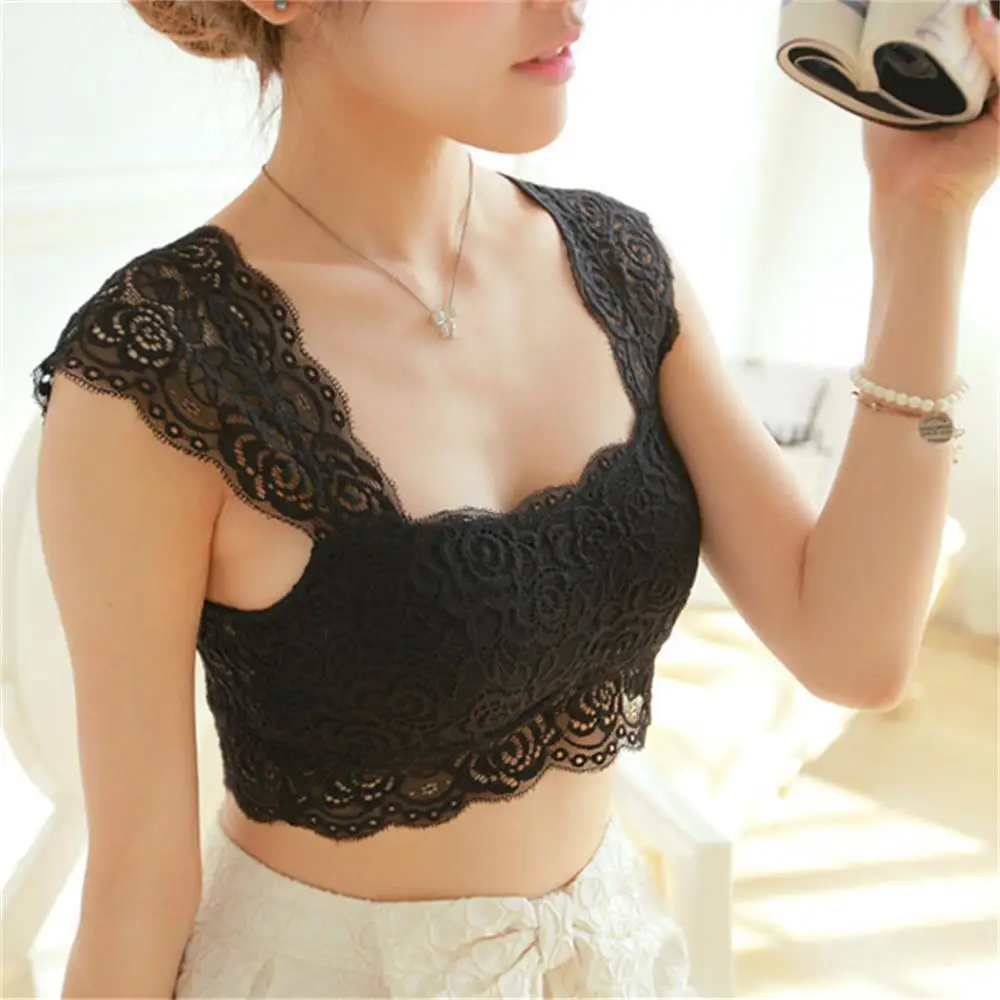 1 PC Sexy New Fashion Summer Women's Sleeveless Lace Tank Tops Bustier Bra Vest Crop Top Bralette Cami Tank Tops
1 PC Sexy New Fashion Summer Women's Sleeveless Lace Tank Tops Bustier Bra Vest Crop Top Bralette Cami Tank Tops