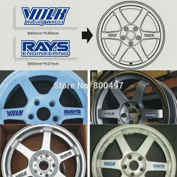 4 x New Car Styling Classical Wheel Rim Decorative Vinyl Creative Stickers Decals for Volk Racing Rays Wheels Engineering
4 x New Car Styling Classical Wheel Rim Decorative Vinyl Creative Stickers Decals for Volk Racing Rays Wheels Engineering