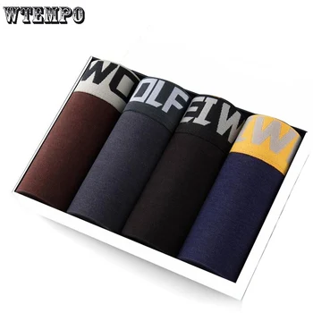 Men's Boxershorts 4pcs/lot Cotton Underwear Men Comfort Brand Trunk Panties Breathable Modal Underpants Plus Size U Pouch Boxers
Men's Boxershorts 4pcs/lot Cotton Underwear Men Comfort Brand Trunk Panties Breathable Modal Underpants Plus Size U Pouch Boxers