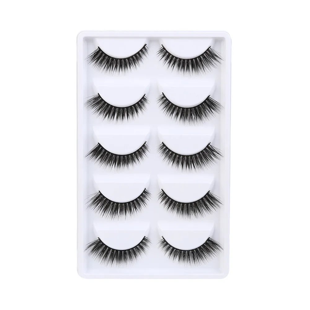 5 Pair 3D Natural Thick False Fake Eyelashes Eye Lashes Makeup Extension Natural Mink Lashes Fluffy Strip Eyelashes Tool L58
5 Pair 3D Natural Thick False Fake Eyelashes Eye Lashes Makeup Extension Natural Mink Lashes Fluffy Strip Eyelashes Tool L58