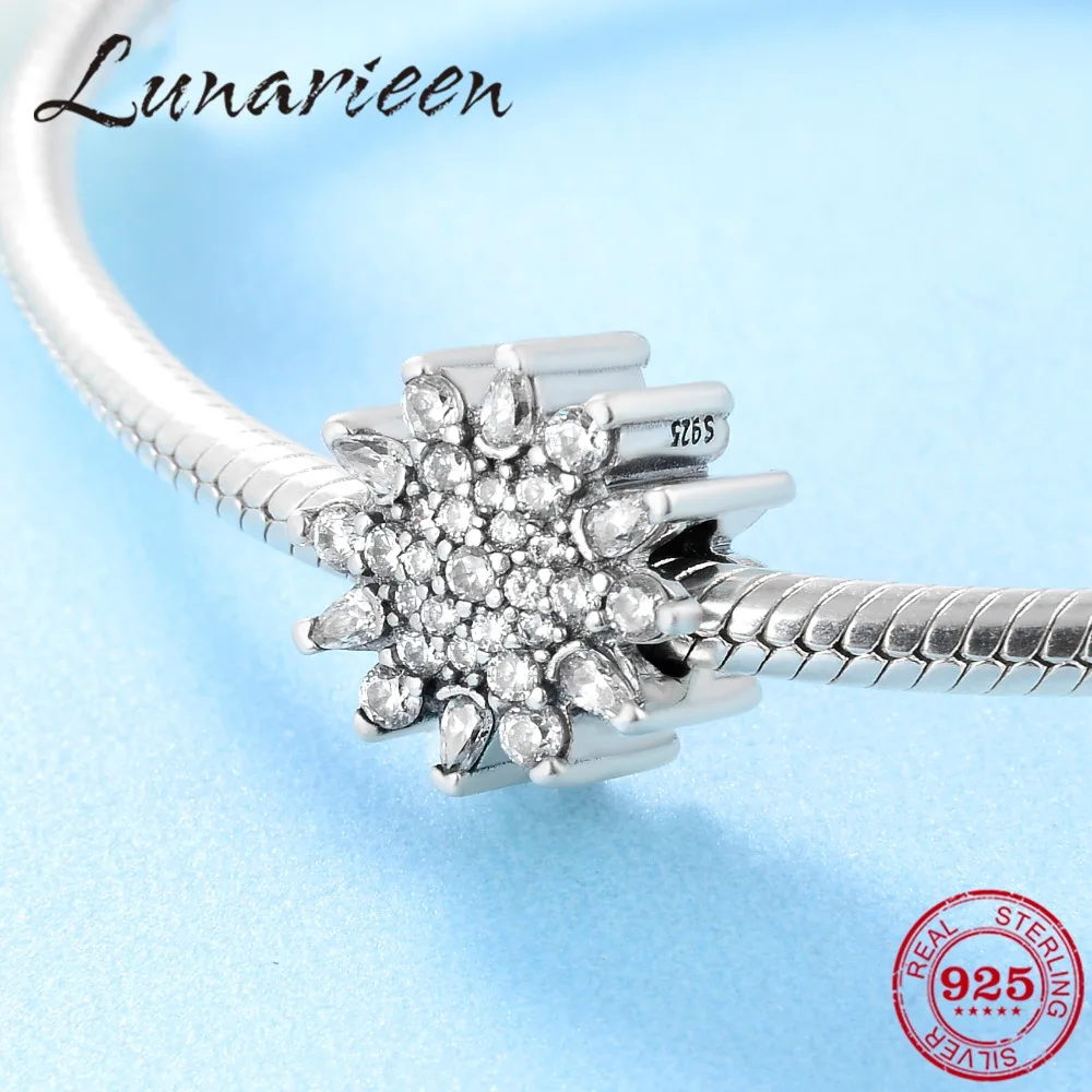 New 925 Sterling Silver Sparkling zircon snowflake styling exquisite beads Fit Original Pandora Charm Bracelet Jewelry making
New 925 Sterling Silver Sparkling zircon snowflake styling exquisite beads Fit Original Pandora Charm Bracelet Jewelry making