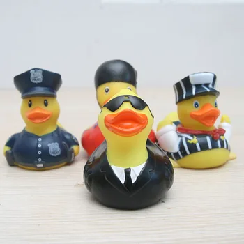 4pcs Popular Cognitive Floating Toy Rubber Duck Creative Styling Police Officer Duck And Sun Sunglasses Duck
4pcs Popular Cognitive Floating Toy Rubber Duck Creative Styling Police Officer Duck And Sun Sunglasses Duck