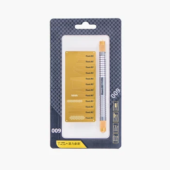 12 in 1 BGA IC Chip Repair Blades for iPhone A7 A8 A9 A10 A11 CPU Remover Motherboard NAND Flash Repair Tools Glue Cleaner
12 in 1 BGA IC Chip Repair Blades for iPhone A7 A8 A9 A10 A11 CPU Remover Motherboard NAND Flash Repair Tools Glue Cleaner