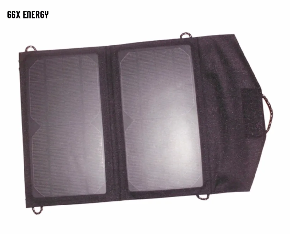 GGX ENERGY 7 Watt Mono Frosted Foldable Solar Panel 5V Energy Charger for Phone iPhone Samsung LG HTC | Электроника
