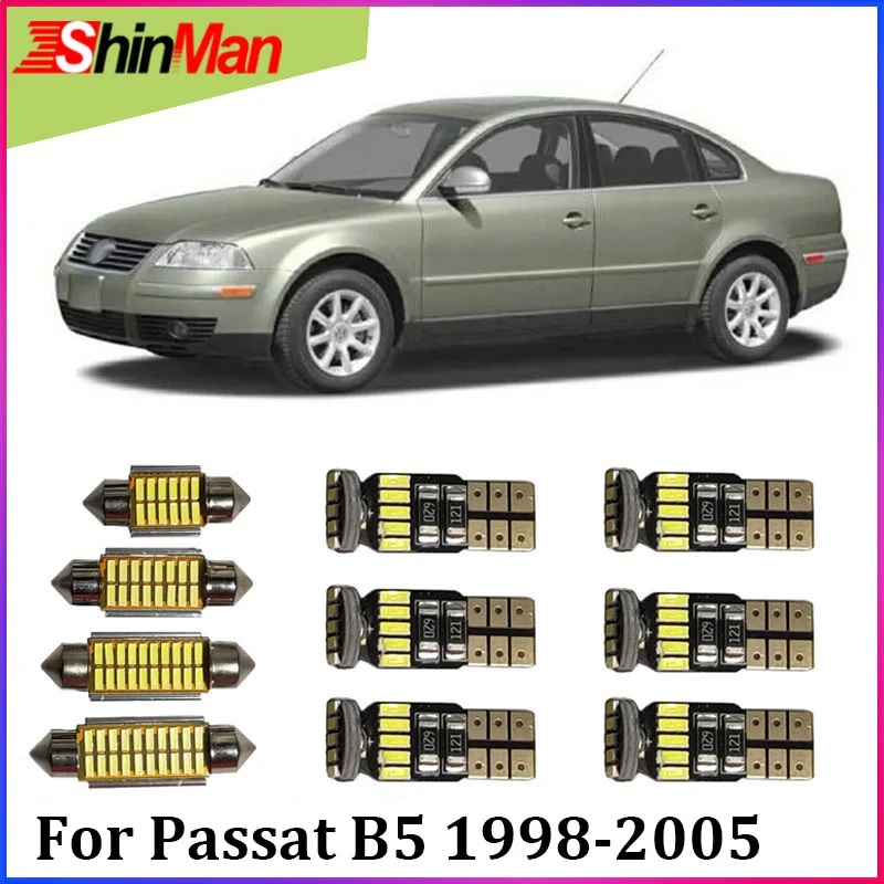 ShinMan 13x Error Free LED Car Light Interior Light LED Kit For Volkswagen Passat B5 LED Interior Package 1998-2005 Accessories
ShinMan 13x Error Free LED Car Light Interior Light LED Kit For Volkswagen Passat B5 LED Interior Package 1998-2005 Accessories