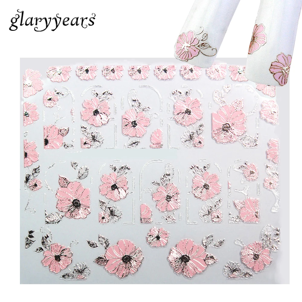 12 Designs 1 Sheet Pink 3D Embossed Blooming Flower Nail DIY Manicure Sticker Sweet Nail Art Beauty Makeup Decal Tool Profession
12 Designs 1 Sheet Pink 3D Embossed Blooming Flower Nail DIY Manicure Sticker Sweet Nail Art Beauty Makeup Decal Tool Profession