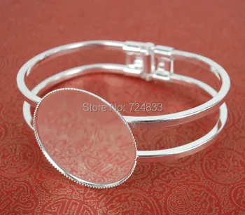 Blank Bracelet Bases Silver Plated Round Bezel Cameo Cabochons Spring Cuff Bangle Settings Findings
Blank Bracelet Bases Silver Plated Round Bezel Cameo Cabochons Spring Cuff Bangle Settings Findings