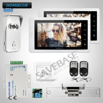 HOMSECUR 7" Wired Video&Audio Intercom with Silver Camera and Monitor Electric Strike Lock Supported
HOMSECUR 7" Wired Video&Audio Intercom with Silver Camera and Monitor Electric Strike Lock Supported