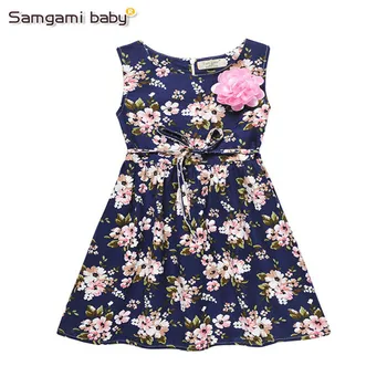 SAMGAMI BABY 2018 Girl Summer Party Banquet Noble Lovely Dresses Sleeveless Printed Princess Dress Teenagers Girls Clothes
SAMGAMI BABY 2018 Girl Summer Party Banquet Noble Lovely Dresses Sleeveless Printed Princess Dress Teenagers Girls Clothes