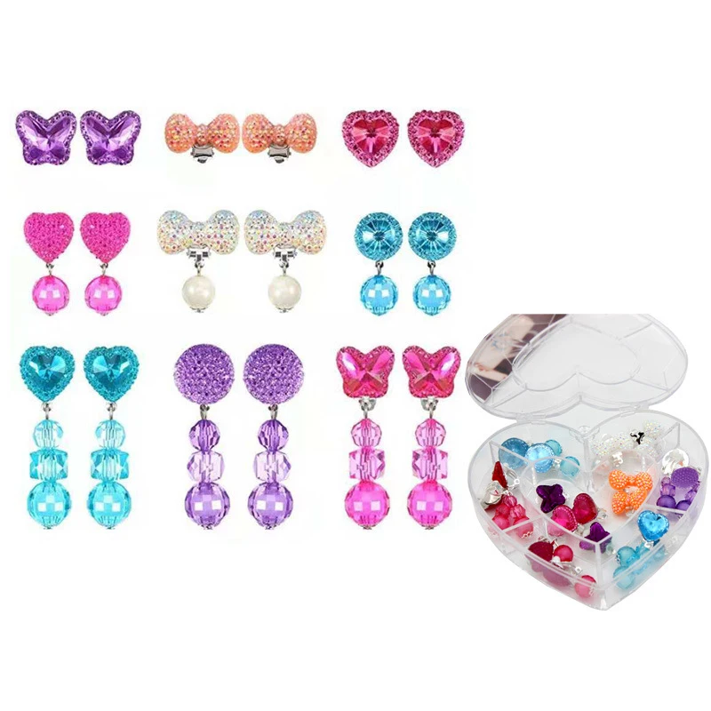 1 Gift Box Ear Clip Style Earring Soft Cushion Invisible Ear Hanging Ear Clip No Piercing Earring For Children Kids
1 Gift Box Ear Clip Style Earring Soft Cushion Invisible Ear Hanging Ear Clip No Piercing Earring For Children Kids