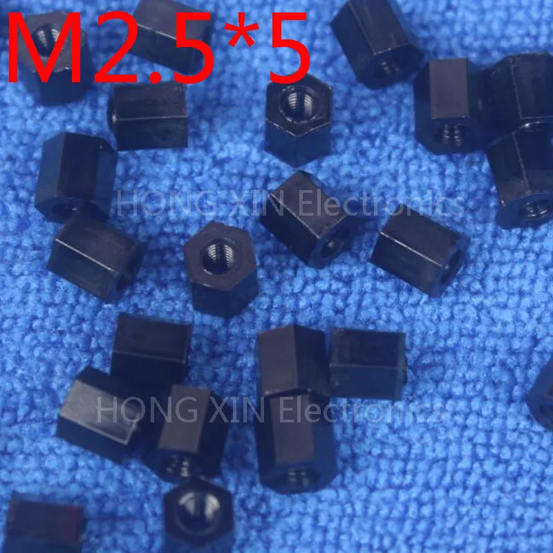 M2.5*5 1pcs Black nylon Standoff Spacer Standard M2.5 Female-Female 5mm Plastic Standoff Kit Repair parts High Quality
M2.5*5 1pcs Black nylon Standoff Spacer Standard M2.5 Female-Female 5mm Plastic Standoff Kit Repair parts High Quality