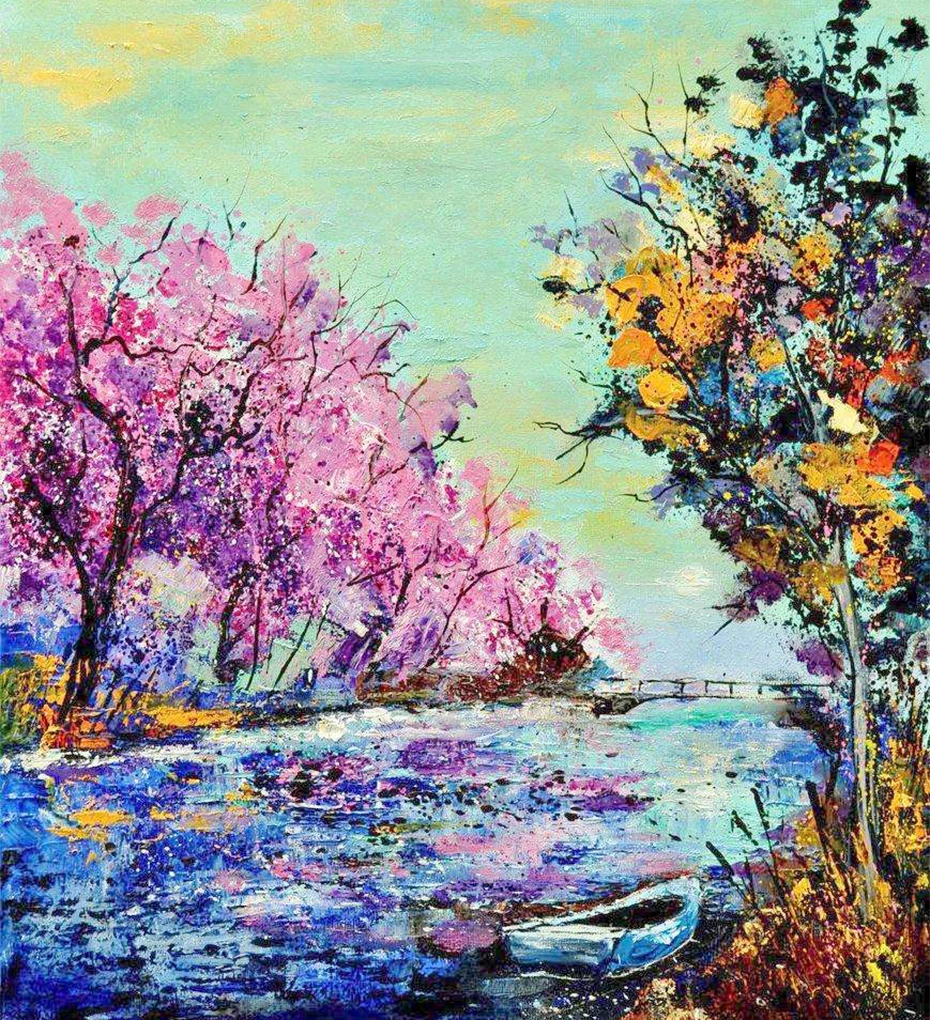 5D DIY Diamond Painting Scenery Full Square Embroidery Sale Landscape Tree & Boat Rhinestones
5D DIY Diamond Painting Scenery Full Square Embroidery Sale Landscape Tree & Boat Rhinestones