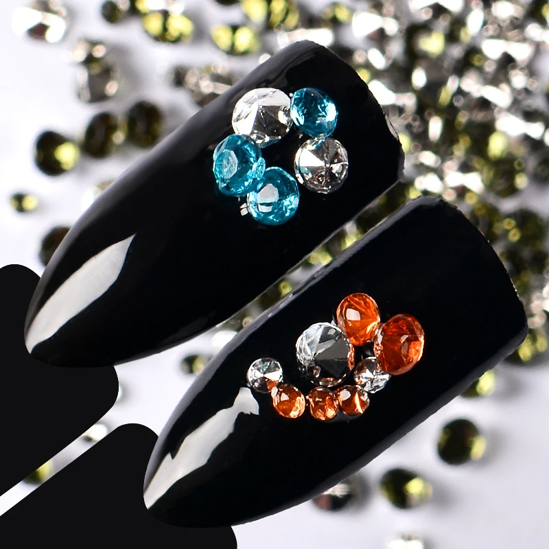 Meet Across1 Box 3D Crystal Nail Decoration Sharp Bottom Colorful Nail Rhinestone Mixed Size Manicure Nail Art Jewelry Accessory
Meet Across1 Box 3D Crystal Nail Decoration Sharp Bottom Colorful Nail Rhinestone Mixed Size Manicure Nail Art Jewelry Accessory