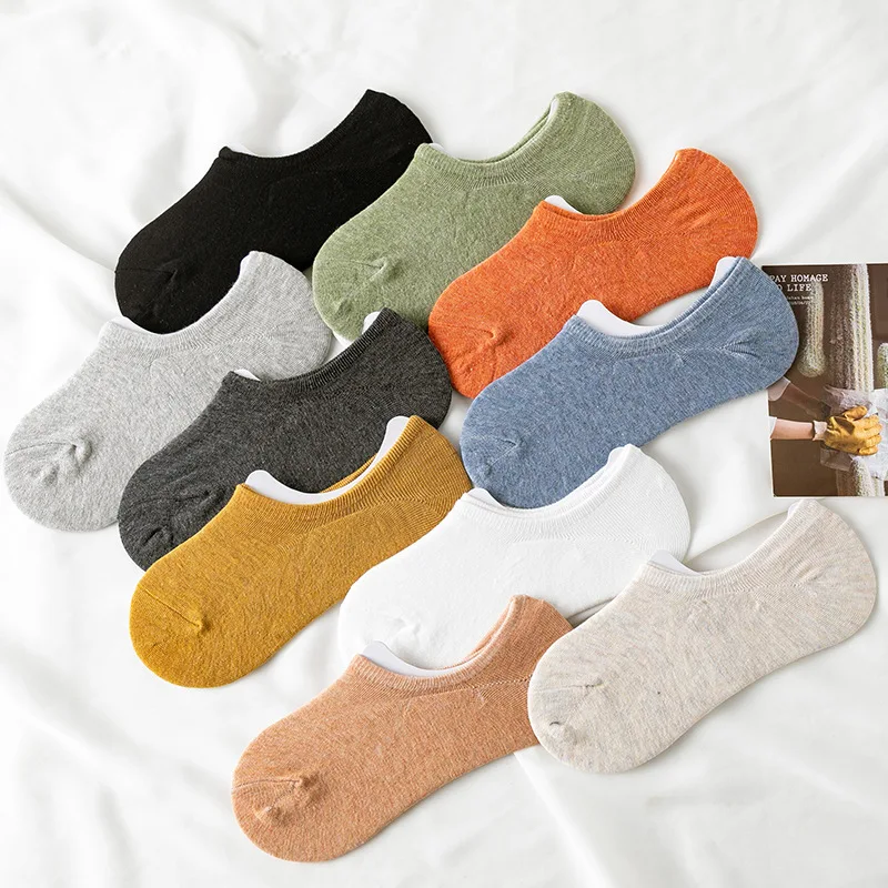 Solid Women Fashion Socks Cotton Candy Colors Invisible Silica Gel Non-slip Breathable Simple Short Girl Sock
Solid Women Fashion Socks Cotton Candy Colors Invisible Silica Gel Non-slip Breathable Simple Short Girl Sock