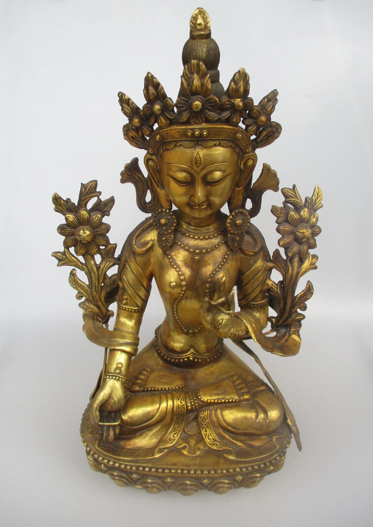 Very Big Buddha!!! High 19 inch Antique Buddha Sculpture ,Collectible Old Tibetan Brass Buddha Statue A0002
Very Big Buddha!!! High 19 inch Antique Buddha Sculpture ,Collectible Old Tibetan Brass Buddha Statue A0002