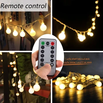 50 LED Ball String Lights Globe String Lights with Clear Bulb Backyard Patio Lights Vintage Bulbs Decorative Outdoor Garland
50 LED Ball String Lights Globe String Lights with Clear Bulb Backyard Patio Lights Vintage Bulbs Decorative Outdoor Garland