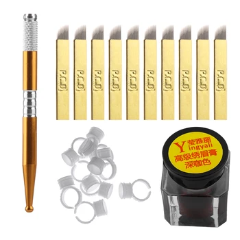 1 Set Microblading Permanent 3D Makeup Eyebrow Tattoo Needle Pen Pigment Kit Tattoo Pigment Rings Permanent Body Makeup Tool
1 Set Microblading Permanent 3D Makeup Eyebrow Tattoo Needle Pen Pigment Kit Tattoo Pigment Rings Permanent Body Makeup Tool