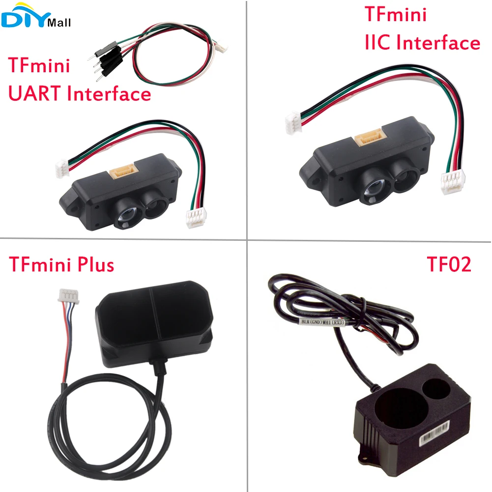 DIYmall for Benewake TFmini UART Version IIC Version TFmin Plus TF02 Single-Point Ranging Lidar
DIYmall for Benewake TFmini UART Version IIC Version TFmin Plus TF02 Single-Point Ranging Lidar