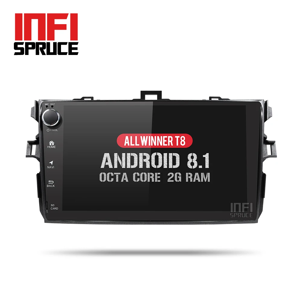 Android 9.0 car dvd player for Toyota Corolla Eight Core 9 inch 1024*600 screen car radio stereo gps navigation video player
Android 9.0 car dvd player for Toyota Corolla Eight Core 9 inch 1024*600 screen car radio stereo gps navigation video player
