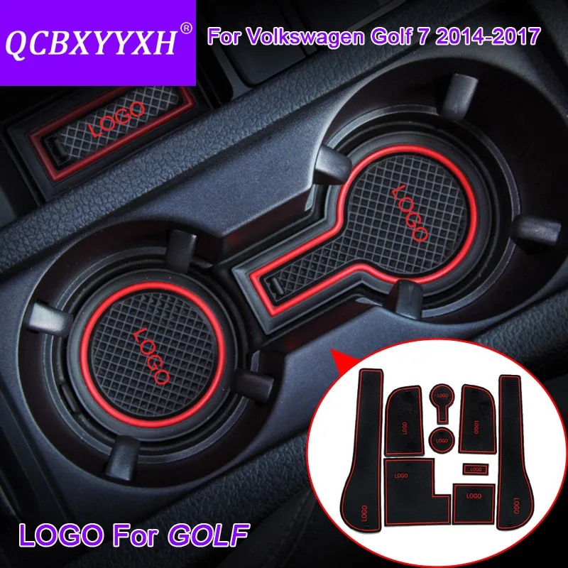 Car Styling 9Pcs/Set Slot Pad Interior Door Groove Mat Latex Anti-Slip Cushion For Volkswagen Golf 7 2014-2017 Car Dedicated
Car Styling 9Pcs/Set Slot Pad Interior Door Groove Mat Latex Anti-Slip Cushion For Volkswagen Golf 7 2014-2017 Car Dedicated