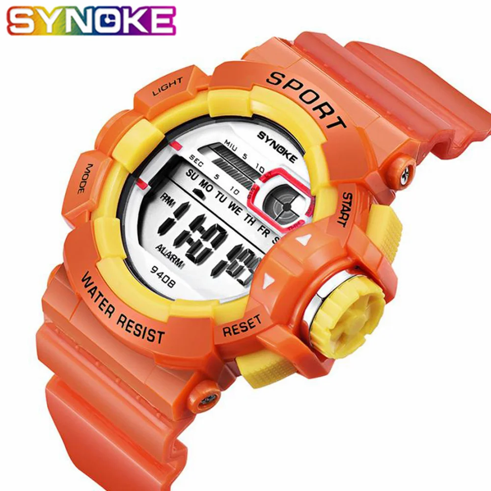 SYNOKE children's indoor outdoor Required Boy Girl Alarm Date Digital Multifunction Sport LED Rubber Wrist Watch Relogio L30
SYNOKE children's indoor outdoor Required Boy Girl Alarm Date Digital Multifunction Sport LED Rubber Wrist Watch Relogio L30