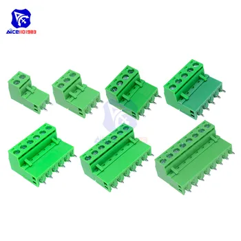 10PCS/Lot 5.08 mm Pitch Right Angle KF2EDGK 2/3/4/5/6/7/8 Pins PCB Pluggable Terminal Block Connector
10PCS/Lot 5.08 mm Pitch Right Angle KF2EDGK 2/3/4/5/6/7/8 Pins PCB Pluggable Terminal Block Connector