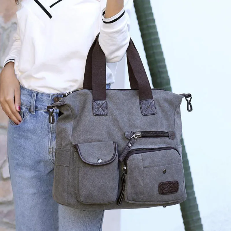 2019 Casual Canvas Handbag Fashion Large Capacity Shoulder Messenger Bags Leisure Crossbody Travel Shopping Bag for Women Girls
2019 Casual Canvas Handbag Fashion Large Capacity Shoulder Messenger Bags Leisure Crossbody Travel Shopping Bag for Women Girls