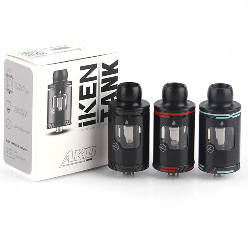 Kangertech IKEN RTA Tank Atomizer 24mm 4ML Replacement Coil Electronic Cigarette Tank Vaping RTA for 510 Thread
Kangertech IKEN RTA Tank Atomizer 24mm 4ML Replacement Coil Electronic Cigarette Tank Vaping RTA for 510 Thread