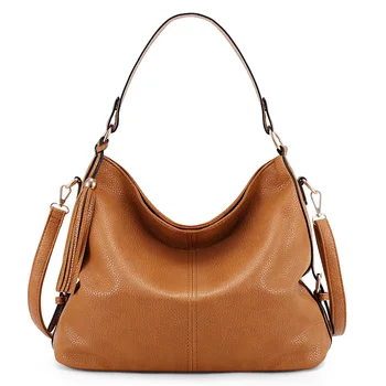 PU Leather Handbag Female Fashion Big Tote Ladies Shoulder Bag Brown Women's Tassel Designer Casual Tote Ladies Large Capacity
PU Leather Handbag Female Fashion Big Tote Ladies Shoulder Bag Brown Women's Tassel Designer Casual Tote Ladies Large Capacity