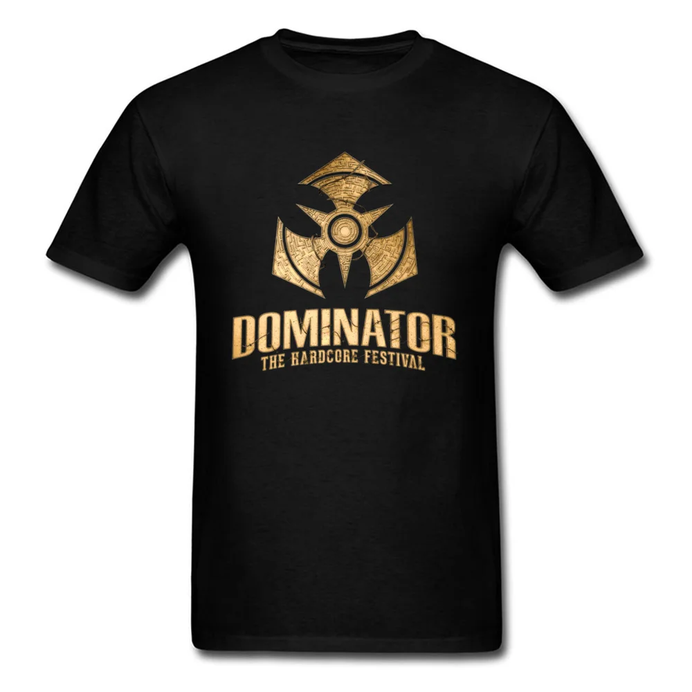 Футболка DOMINATOR The Hardcore фестиваль Game черная Молодежная хлопковая футболка в модном