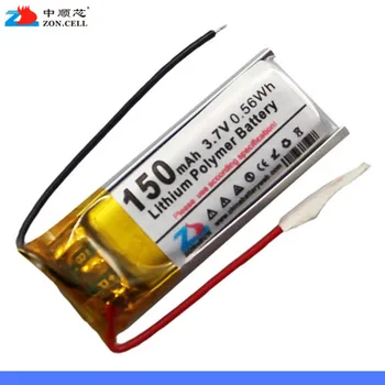 In the core 3.7V 150mAh lithium polymer battery 421230 Bluetooth 401230 smart wearable recorder Rechargeable Li-ion Cell
In the core 3.7V 150mAh lithium polymer battery 421230 Bluetooth 401230 smart wearable recorder Rechargeable Li-ion Cell