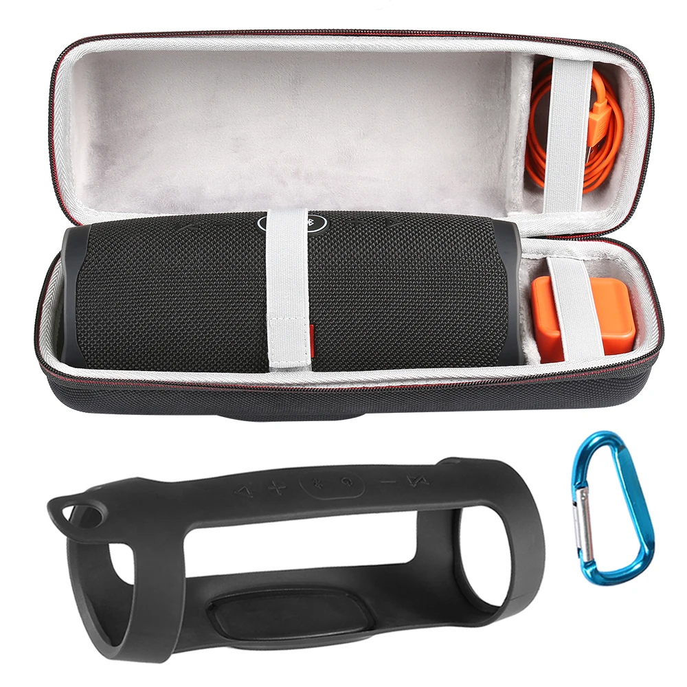 Newest 2 in 1 EVA Carry Zipper Storage Box Bag+ Silicone Case Cover for JBL Charge 4 Bluetooth Speaker for JBL Charge 4 Case
Newest 2 in 1 EVA Carry Zipper Storage Box Bag+ Silicone Case Cover for JBL Charge 4 Bluetooth Speaker for JBL Charge 4 Case