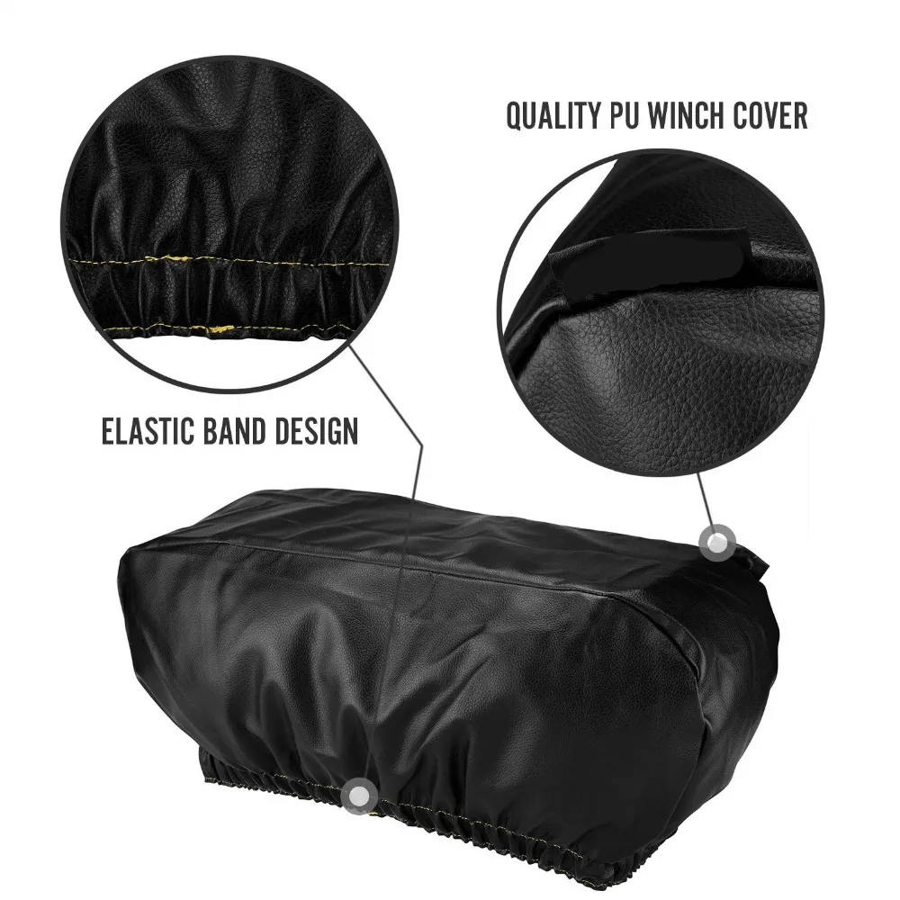 Premium Winch Cover Dust-Proof Waterproof UV Mildew-Resistant Winch Accessories Ideal for Electric Winches Up to 17500 Lbs
Premium Winch Cover Dust-Proof Waterproof UV Mildew-Resistant Winch Accessories Ideal for Electric Winches Up to 17500 Lbs
