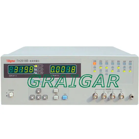 HOT SALE! 0.1% Accuracy, 100/120/1k/10k Hz, Capacitance LCR Meter Tonghui TH2618B
HOT SALE! 0.1% Accuracy, 100/120/1k/10k Hz, Capacitance LCR Meter Tonghui TH2618B