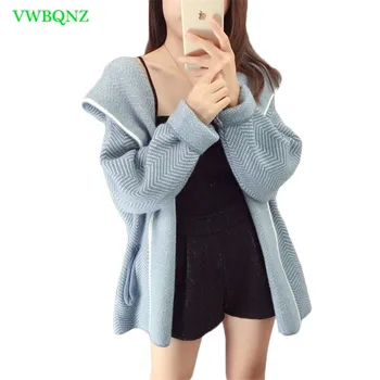 2018 Autumn Winter Women Short Cardigans With Hooded Long Batwing Sleeve Solid Open Stitch Loose Knitted Cardigan sweaters A842
2018 Autumn Winter Women Short Cardigans With Hooded Long Batwing Sleeve Solid Open Stitch Loose Knitted Cardigan sweaters A842