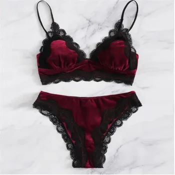 ORLVS Women Sexy Lace Lingerie Velvet Pajamas Set Bodydoll Sleepwear Bra Underwear bra and panty set Y*
ORLVS Women Sexy Lace Lingerie Velvet Pajamas Set Bodydoll Sleepwear Bra Underwear bra and panty set Y*