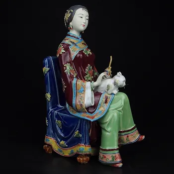 Shiwan Doll Master Fine Creative Ceramic Ornaments Ancient Times Noblewoman Home Office Living Room Decor Arts Crafts M1235 
Shiwan Doll Master Fine Creative Ceramic Ornaments Ancient Times Noblewoman Home Office Living Room Decor Arts Crafts M1235