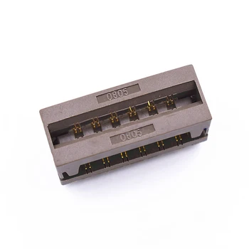 ANDK 0805 Capacitor test socket open top burn in socket 0805 SMD adapter with 6 DUT socket free shipping
ANDK 0805 Capacitor test socket open top burn in socket 0805 SMD adapter with 6 DUT socket free shipping