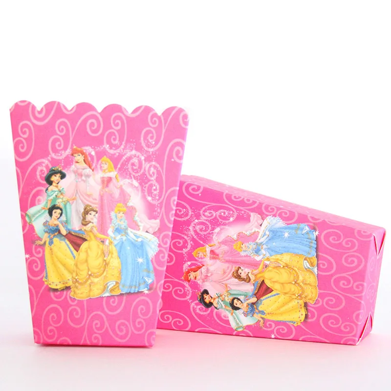 6pcs Cartoon Princess Popcorn Boxes Popcorn Bags Wedding Birthday Party Decor baby shower girl princess theme party supplies
6pcs Cartoon Princess Popcorn Boxes Popcorn Bags Wedding Birthday Party Decor baby shower girl princess theme party supplies