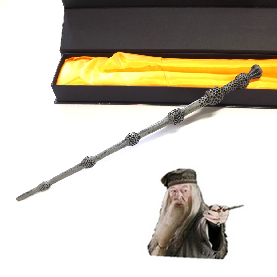 High Quality Gift Box Packing HP Dumbledore Magic Wand for Kids Cosplay Harry Potter Magical Wand
High Quality Gift Box Packing HP Dumbledore Magic Wand for Kids Cosplay Harry Potter Magical Wand
