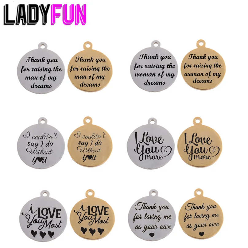 Ladyfun 2019 Stainless Steel Wedding Marriage Bridesmaid Pendant Charms Bridal Party Jewelry Gift Charm For DIY Jewelry Making
Ladyfun 2019 Stainless Steel Wedding Marriage Bridesmaid Pendant Charms Bridal Party Jewelry Gift Charm For DIY Jewelry Making