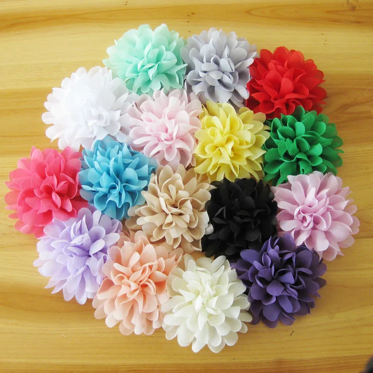 120pcs/lot 4.1" 16colors Soft Chiffon Flowers Flatback Flet Flower For Kids Hair Accessories Fluffy Fabric Flowers For Headbands
120pcs/lot 4.1" 16colors Soft Chiffon Flowers Flatback Flet Flower For Kids Hair Accessories Fluffy Fabric Flowers For Headbands