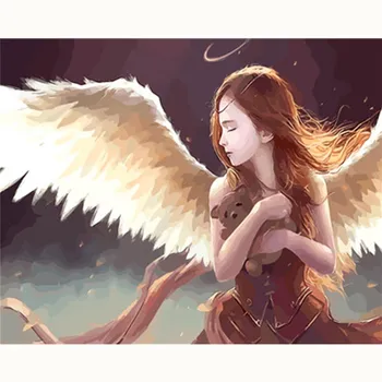 Angel girl Abstract Oil Painting paint picture By Numbers Paintings Coloring by hand Unique Gift room decor Home Decoration
Angel girl Abstract Oil Painting paint picture By Numbers Paintings Coloring by hand Unique Gift room decor Home Decoration
