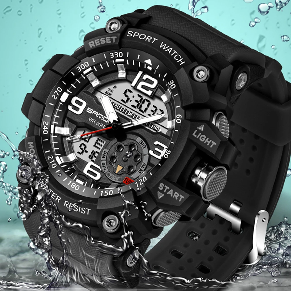 SANDA Top Brand Luxury Sports Watches Men Waterproof G Style Shock Electronic LED Digital Wrist watches For Men reloj hombre
SANDA Top Brand Luxury Sports Watches Men Waterproof G Style Shock Electronic LED Digital Wrist watches For Men reloj hombre