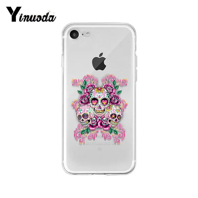 Fashion Retro Style Flower Skull