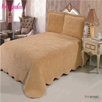 Russia Fast Delivery 220*240CM Fashion Luxurious Bedspread With Pillowcases On Bed Solid Quilted Polyester Bedding Blanket
Russia Fast Delivery 220*240CM Fashion Luxurious Bedspread With Pillowcases On Bed Solid Quilted Polyester Bedding Blanket
