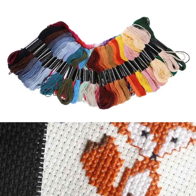 50pcs/150pcs Embroidery Thread Hand Cross Stitch Floss Sewing Skeins Craft Embroidery Hand Cross Stitch DIY Sewing Tools
50pcs/150pcs Embroidery Thread Hand Cross Stitch Floss Sewing Skeins Craft Embroidery Hand Cross Stitch DIY Sewing Tools